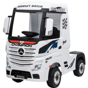 Licensed Mercedes Benz Actros White 24V Electric Ride On Truck