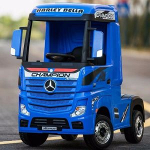 Licensed Mercedes Benz Actros Blue 24V Electric Ride On Truck